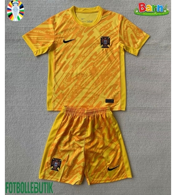 Portugal Målvakt Hemmaställ Barn EM 2024 Kortärmad (+ Korta byxor)